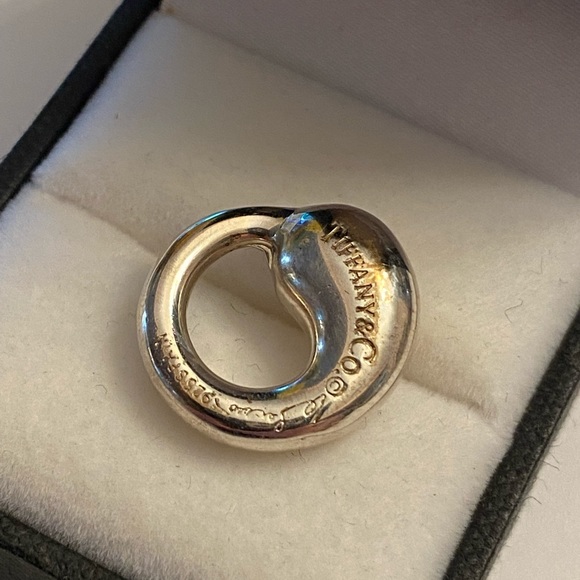 Tiffany & Co Sterling Silver Elsa Peretti Eternal Circle Pendant - Picture 7 of 11